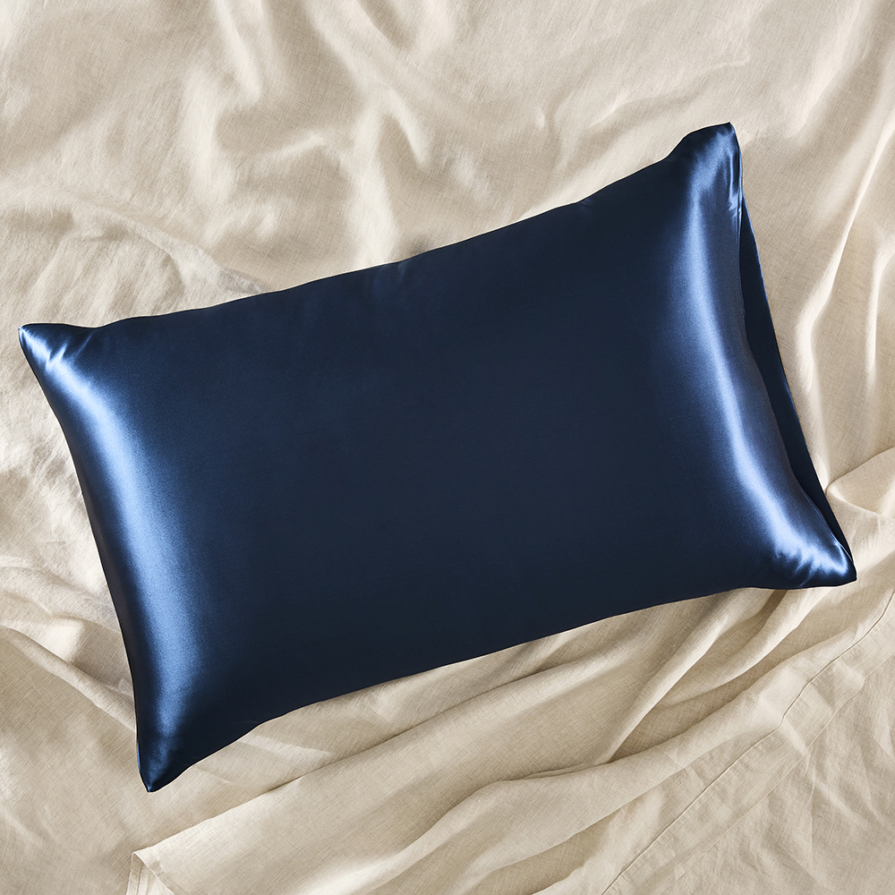 Home Republic - Pure Silk Midnight Pillowcase | Adairs