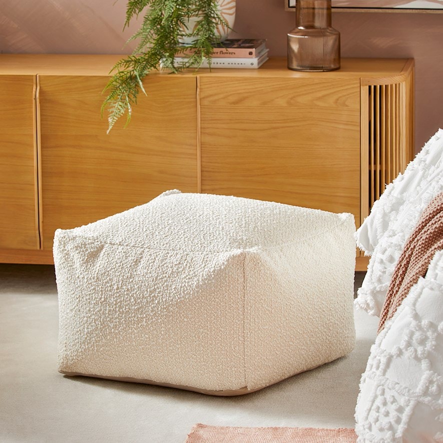 Ivory 2024 pouf ottoman