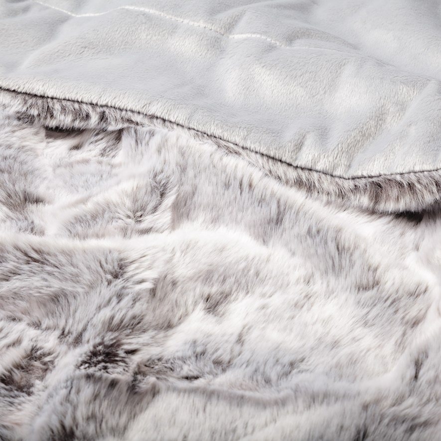 Wolf fur online blankets