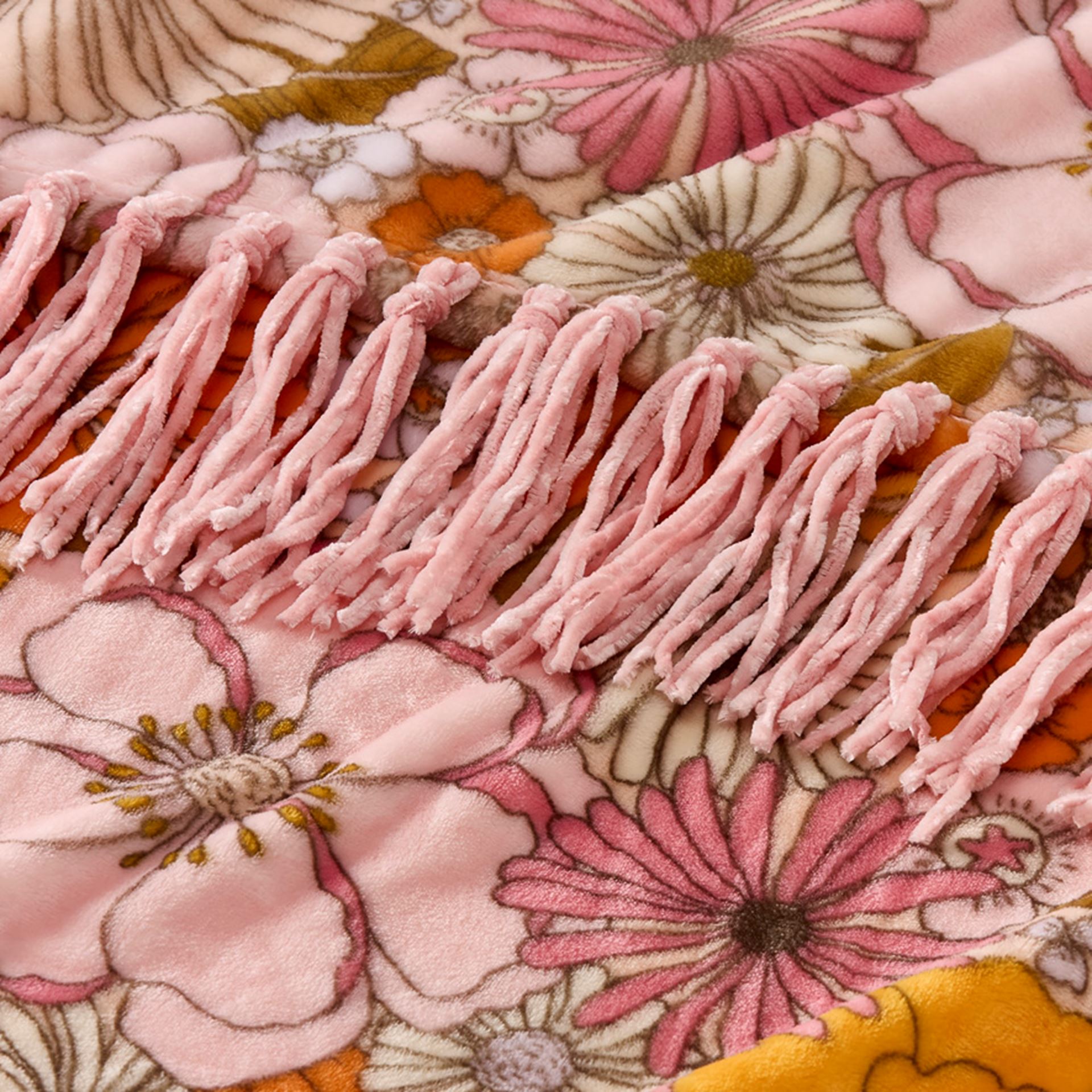 Supersoft Byron Floral Blanket