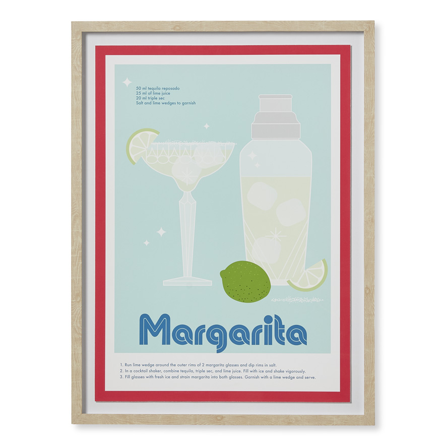 Cocktail Margarita Framed Wall Art | Adairs