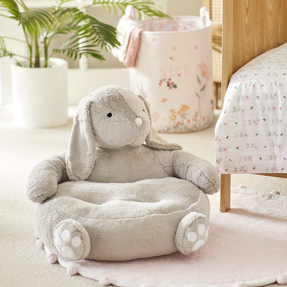 Adairs Kids Bunny Natural Cuddle Chair Kids Furniture Adairs