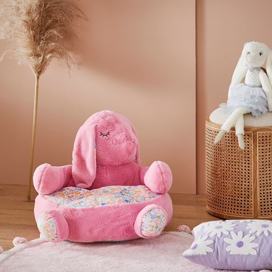 Pink best sale baby chair