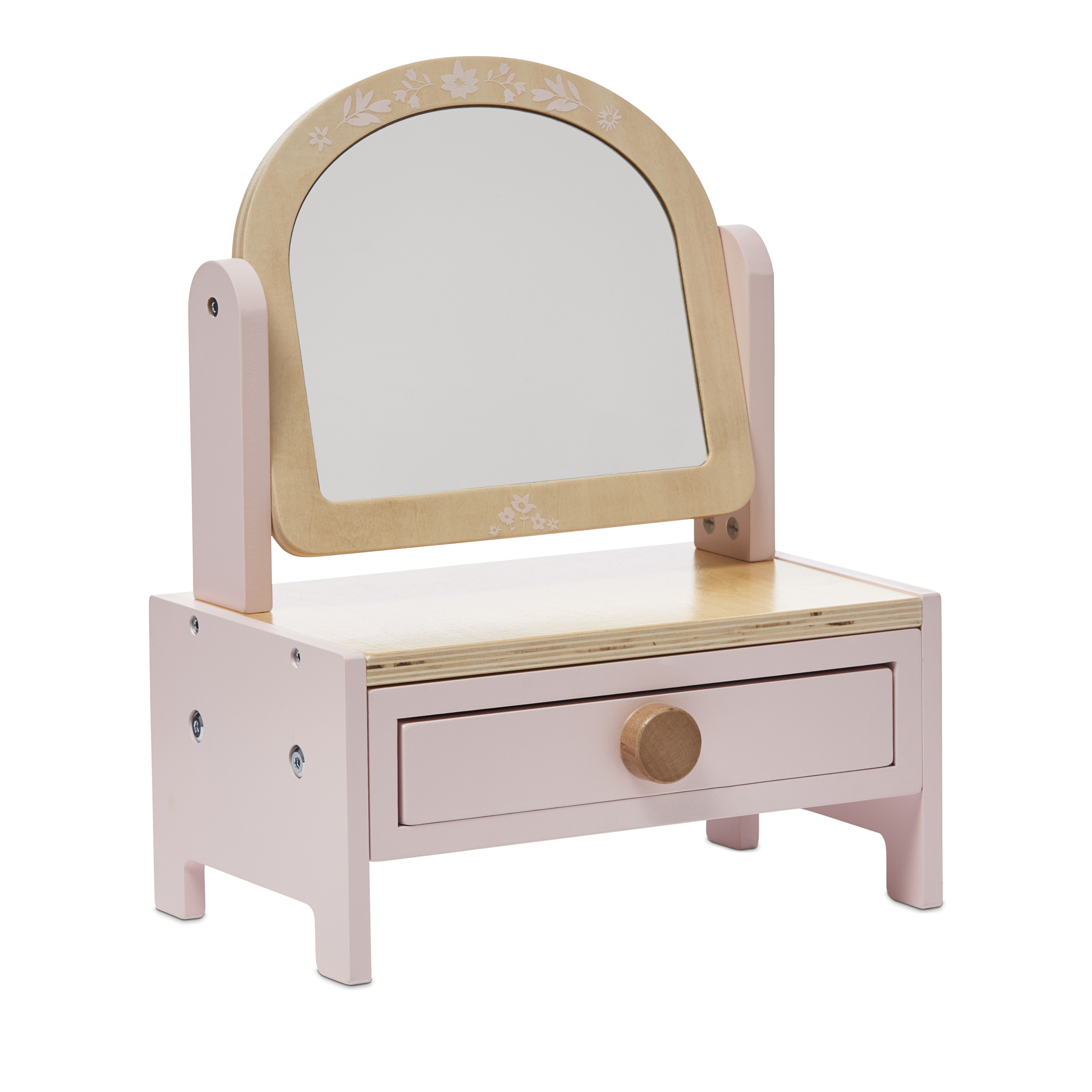 Kids store wooden vanity