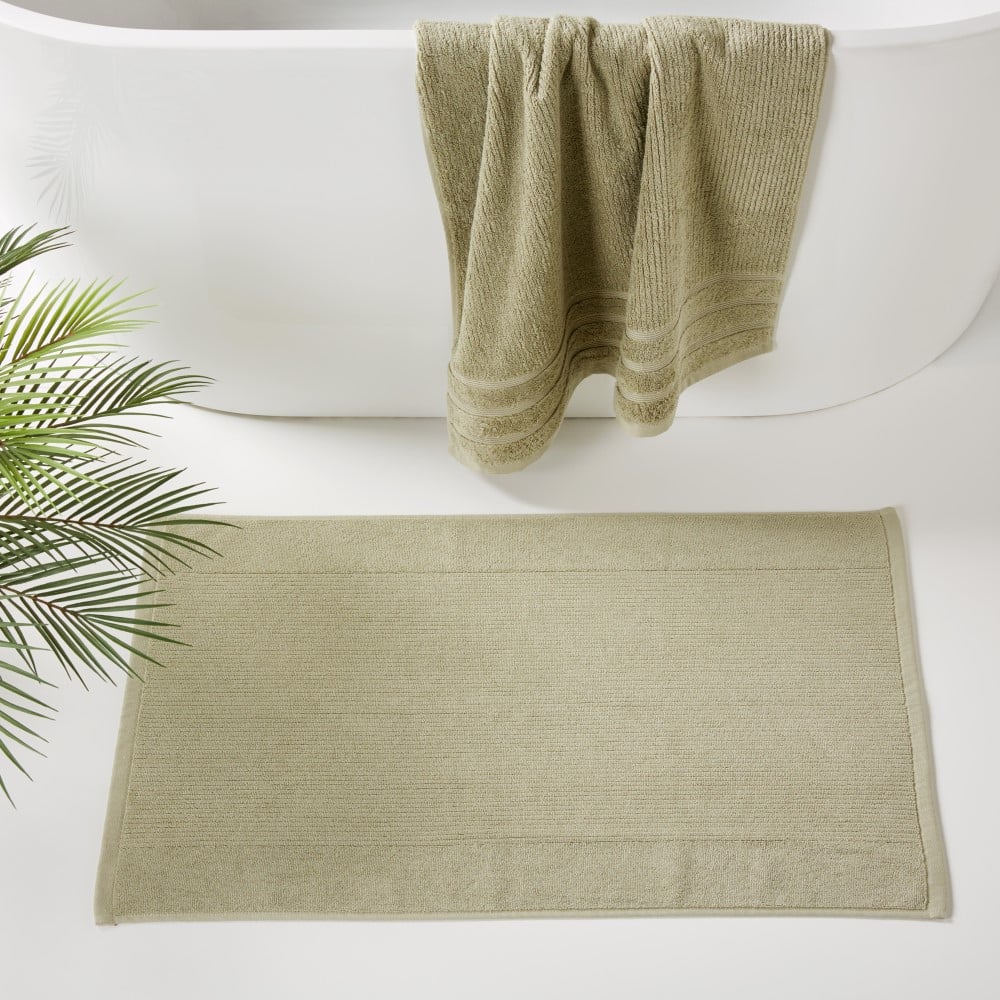 Flinders Green Tea Bath Towel Range Bathroom Adairs