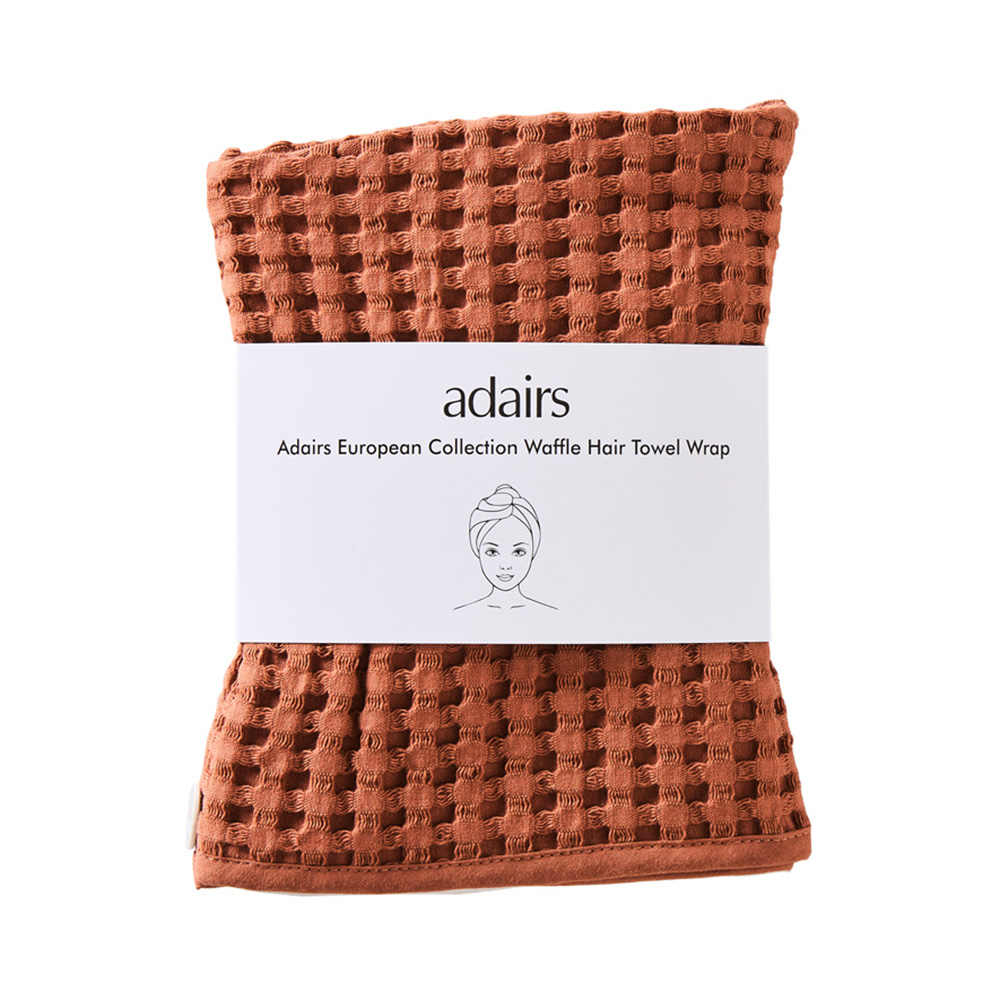 Waffle hair online towel