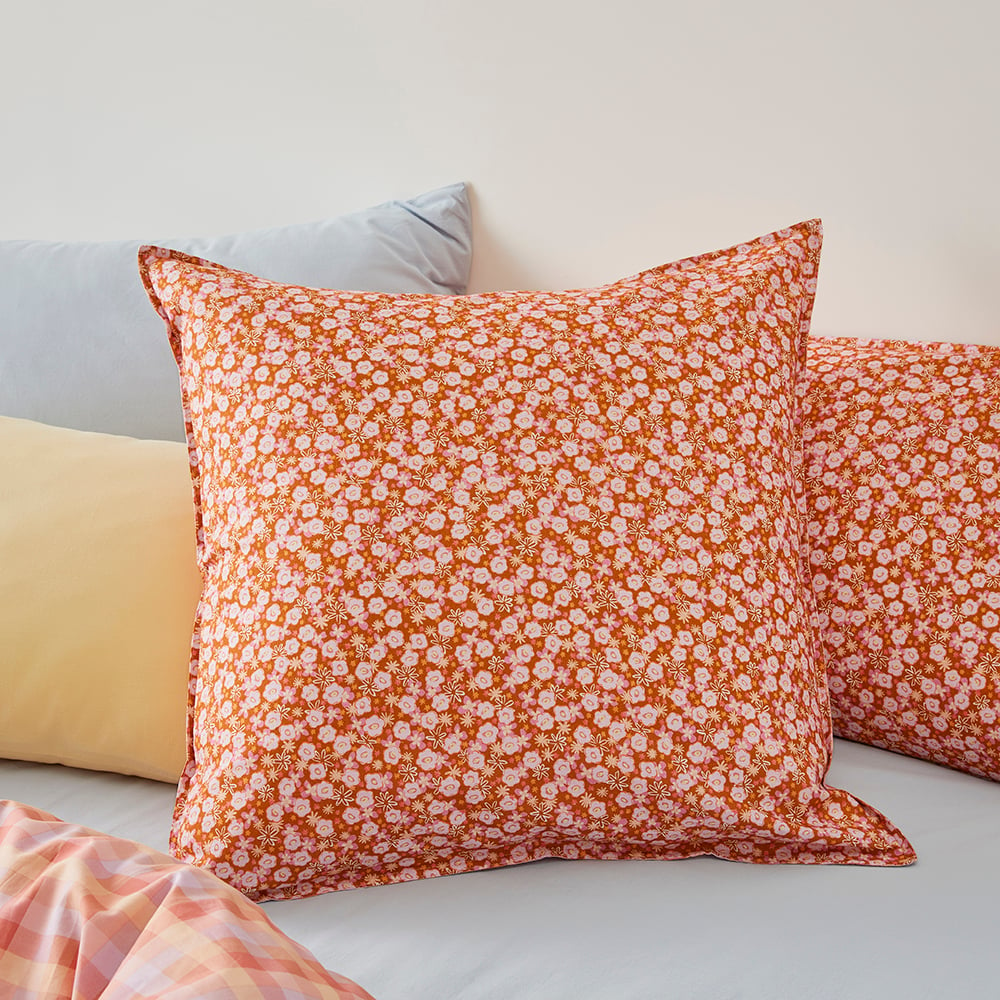 Paprika throw clearance pillows