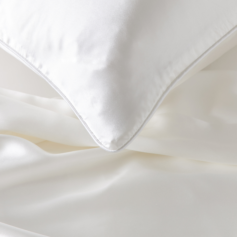 Pure Silk Antique White Sheet Set | Adairs