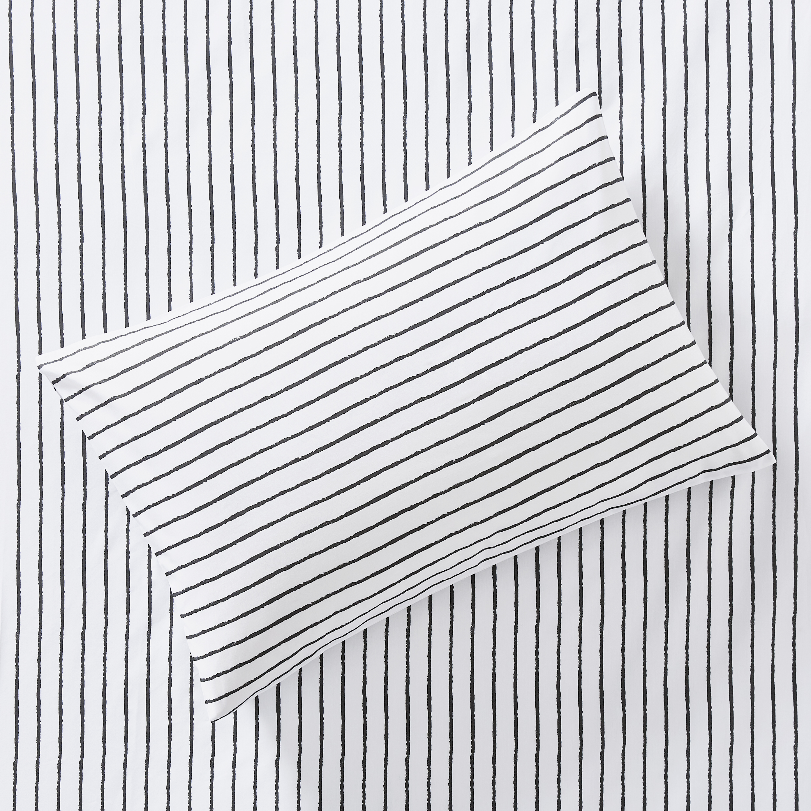 Cotton Craft - Scandia Stripe Charcoal & White 12 Pack