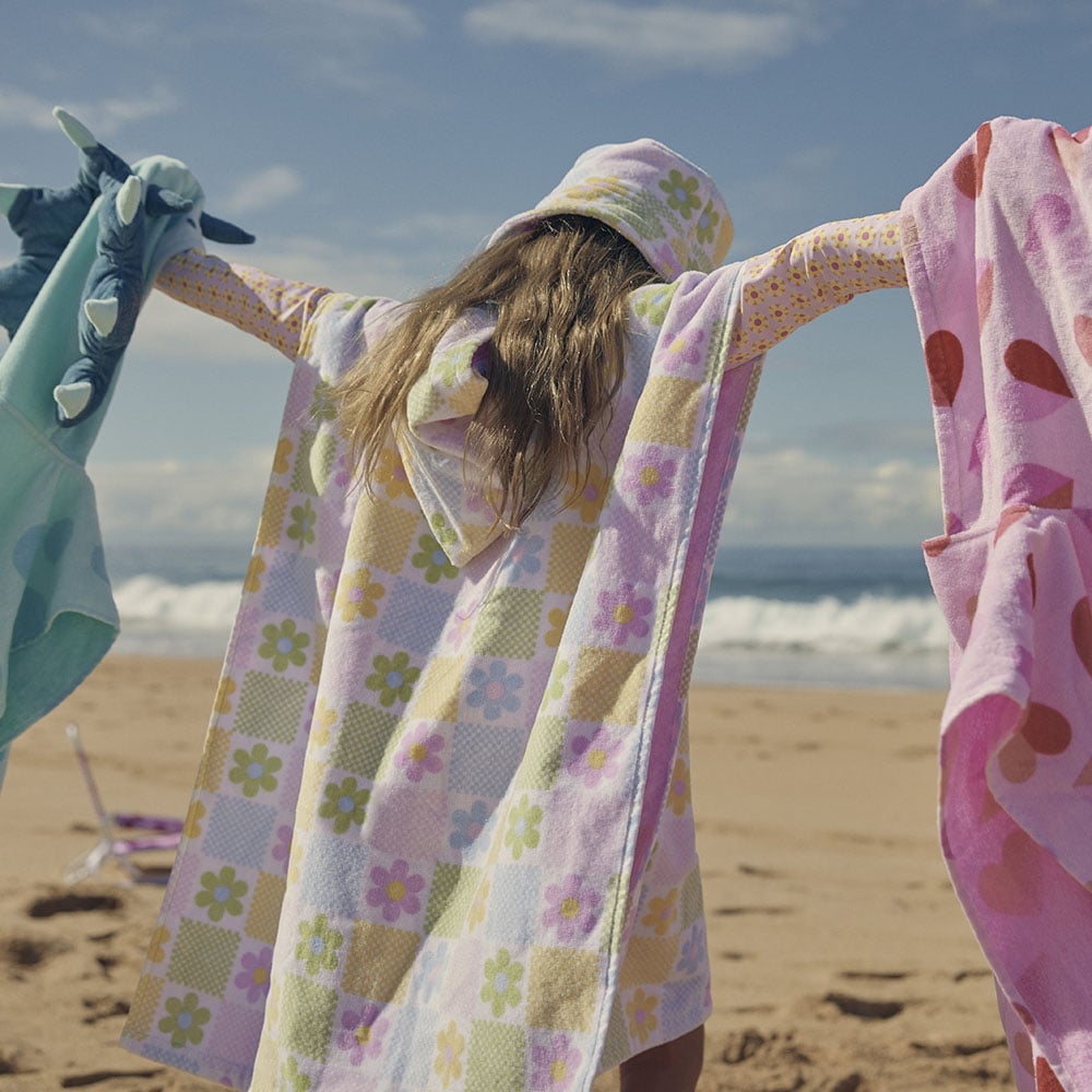 Hooded swim online towel