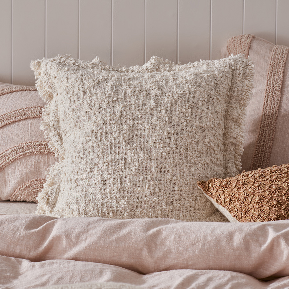 Leiden Natural Boucle Cushion Adairs