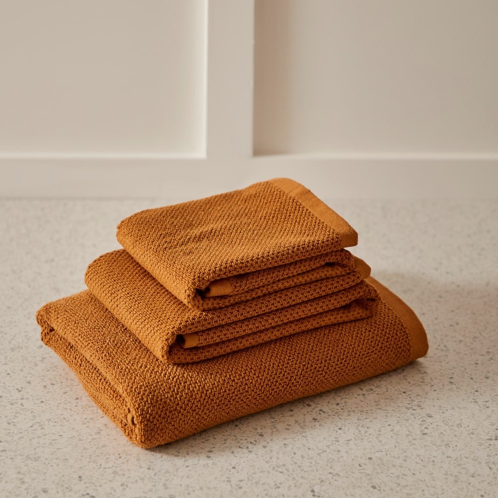 Copper best sale coloured towels