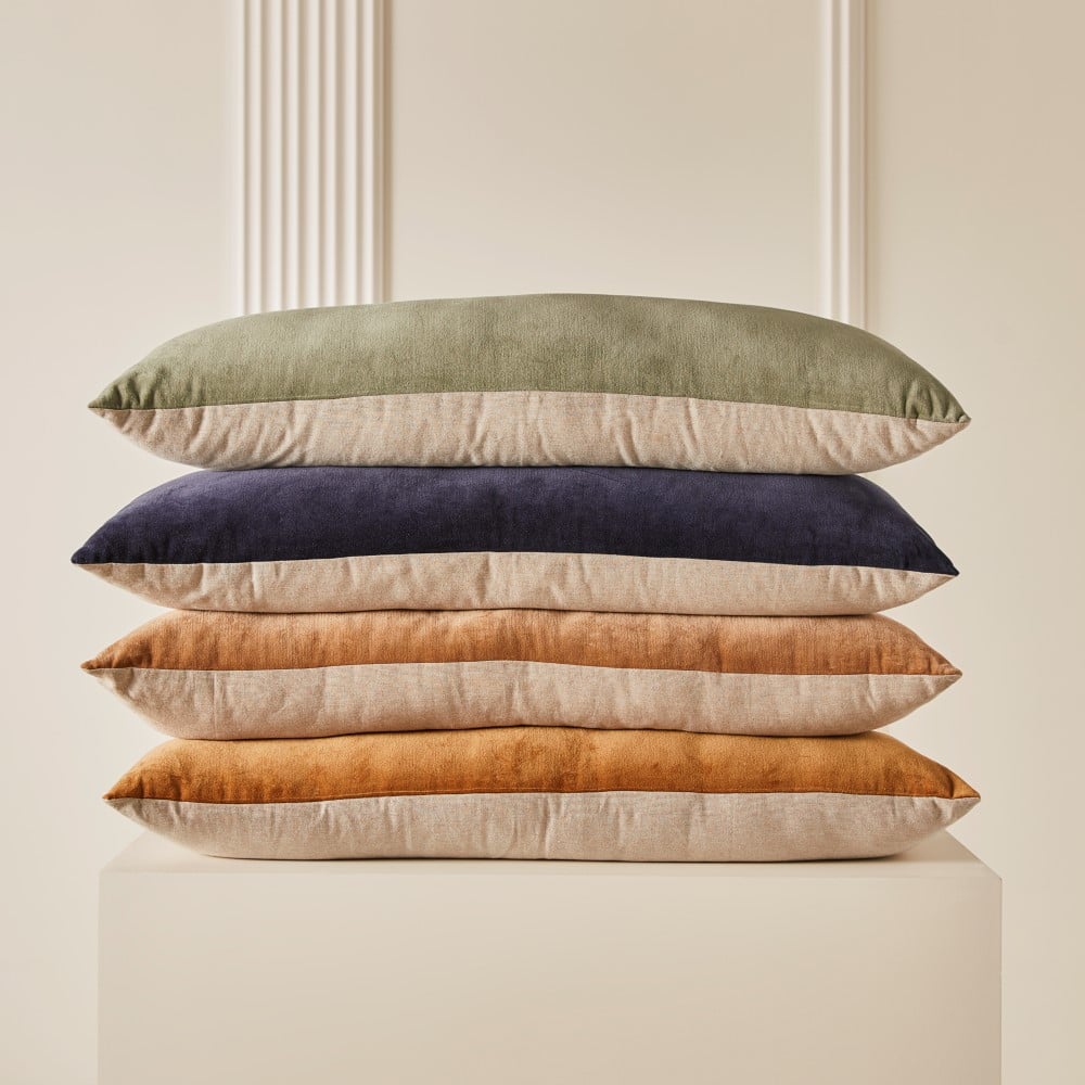 Bombay Almond Long Velvet Cushion Adairs