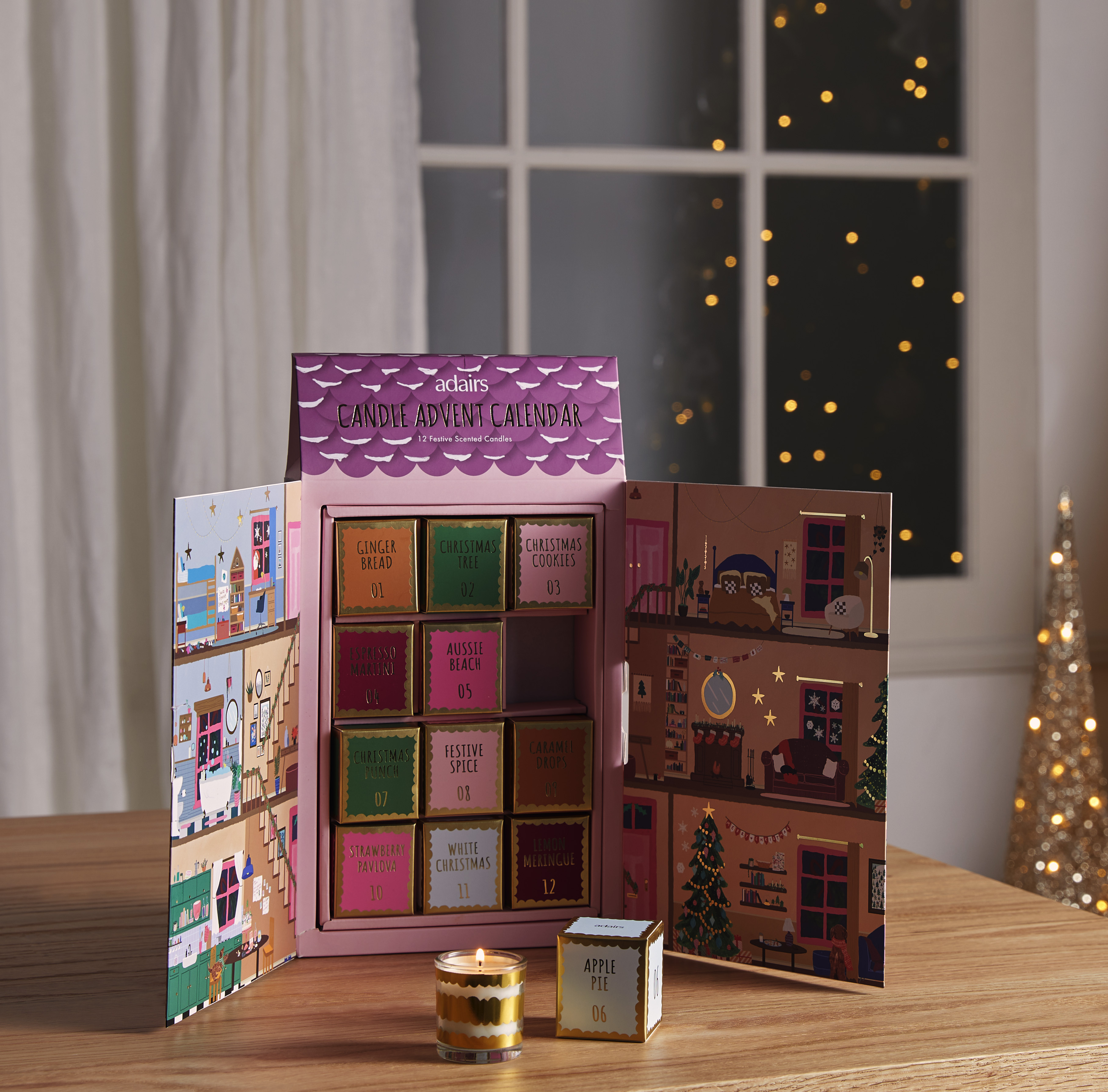 Christmas Candle Advent Calendar | Adairs