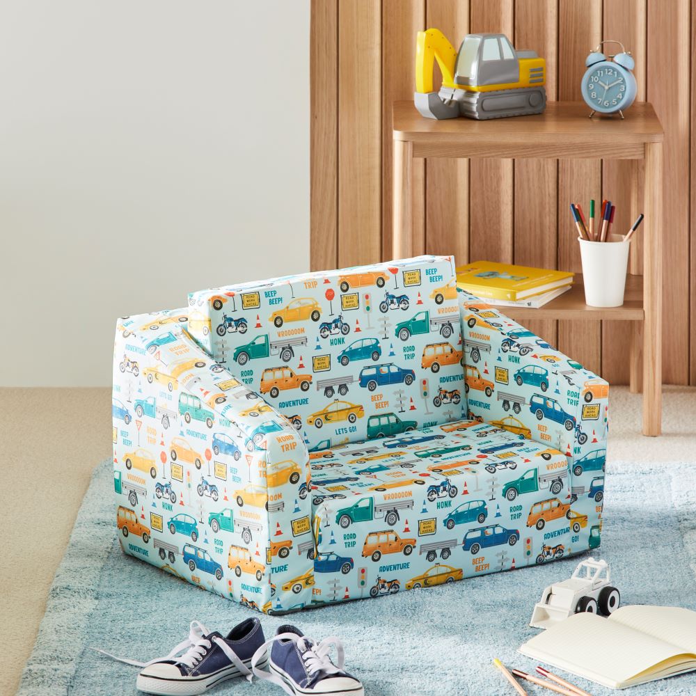 Childrens fold out best sale lounge