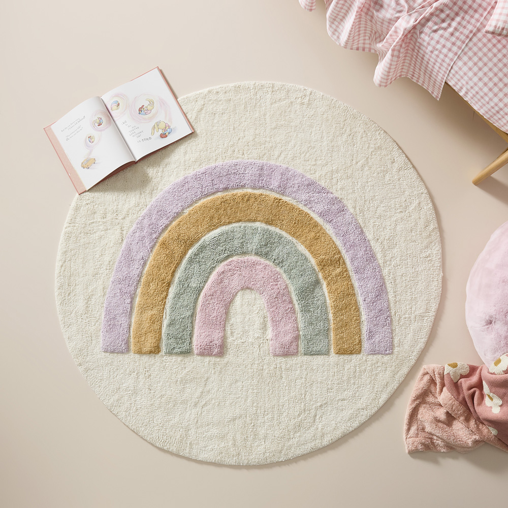 Kids sales rainbow rug