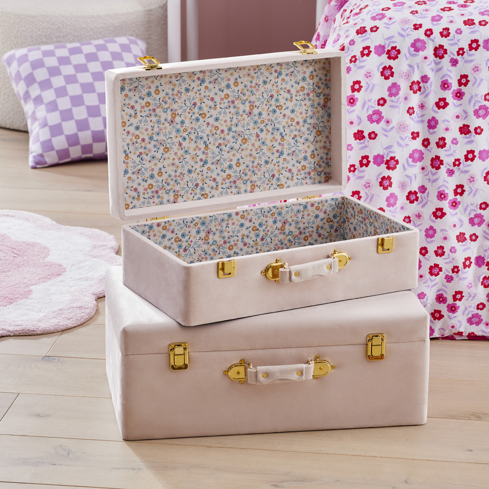 Pink best sale suitcase kids