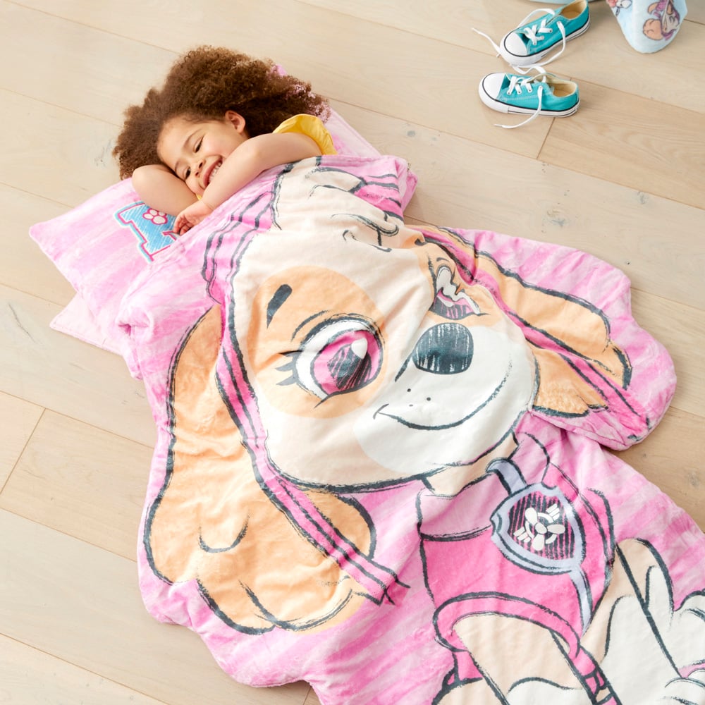 Paramount Paw Patrol Skye Shaped Sleeping Bag Adairs