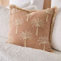 Coconut Palm Brown Cushion