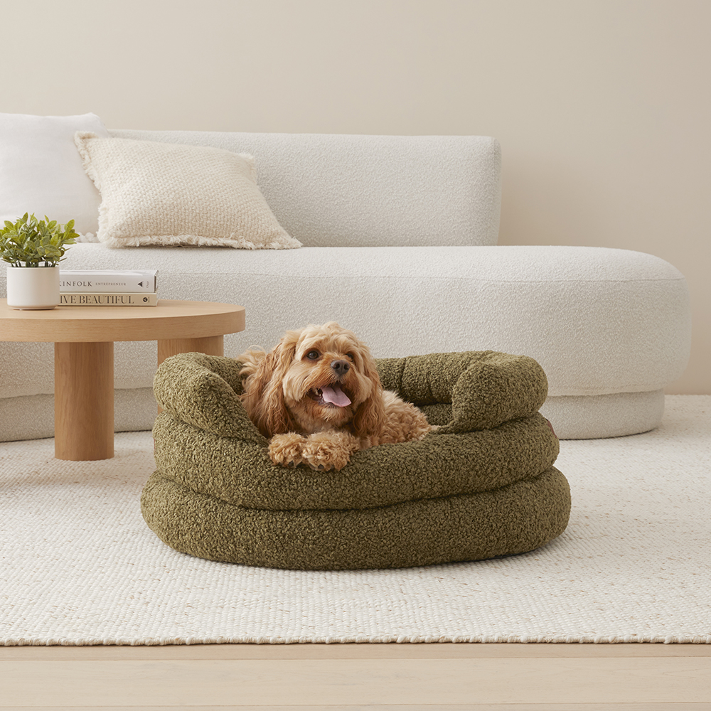 Ziggy Forest Sherpa Pet Bed Adairs