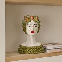 Mondello Olive Cactus Head Vase