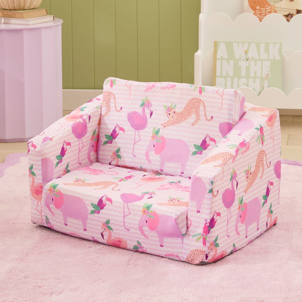 Adairs Kids - Tropical Jungle Flip Out Sofa | Adairs