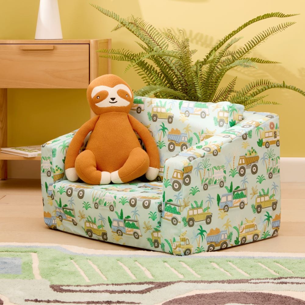 Adairs Kids - Jungle Trucks Flip Out Sofa | Adairs