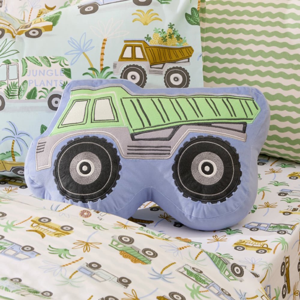 Adairs Kids - Dump Truck Classic Cushion | Adairs