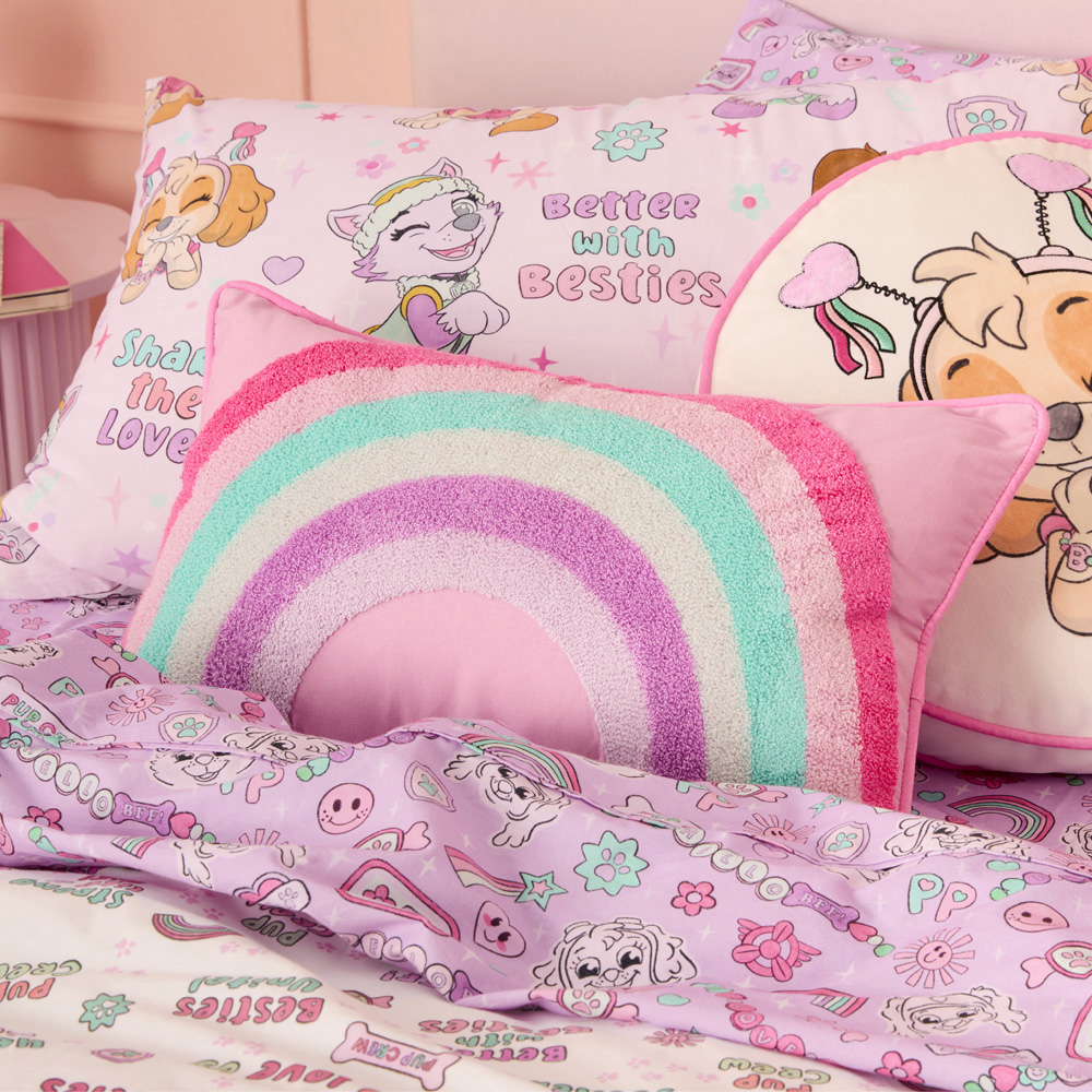 Adairs Kids - Rainbow Tufted Classic Cushion | Adairs