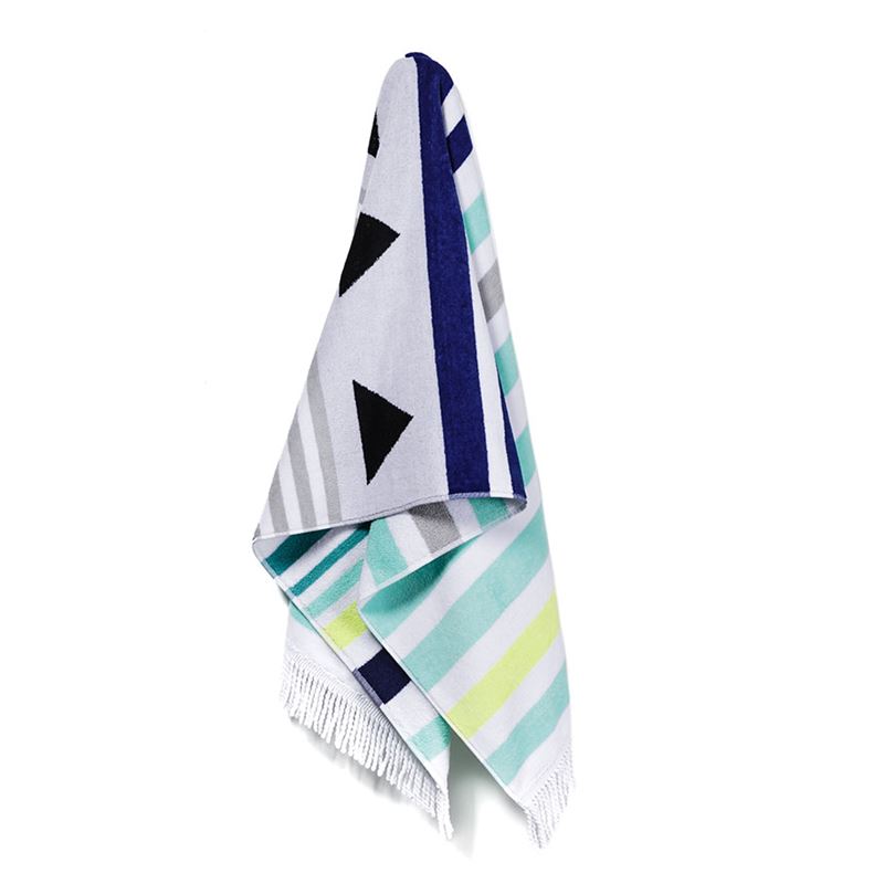 Velour Triangle Beach Towel