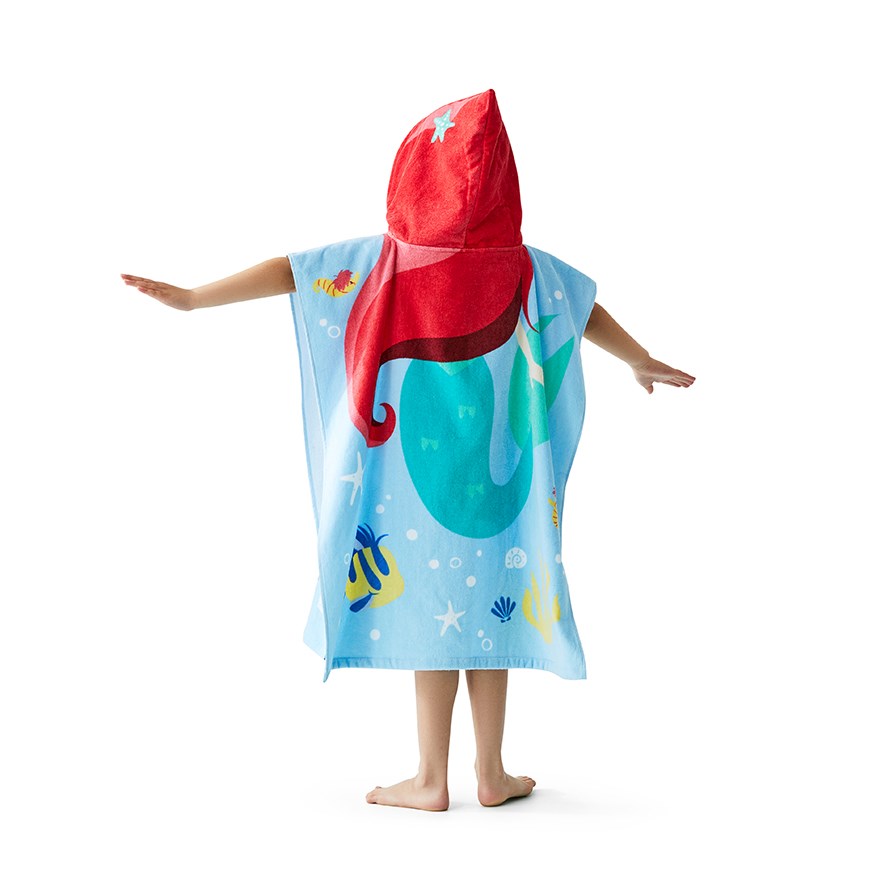 Mermaid poncho online towel