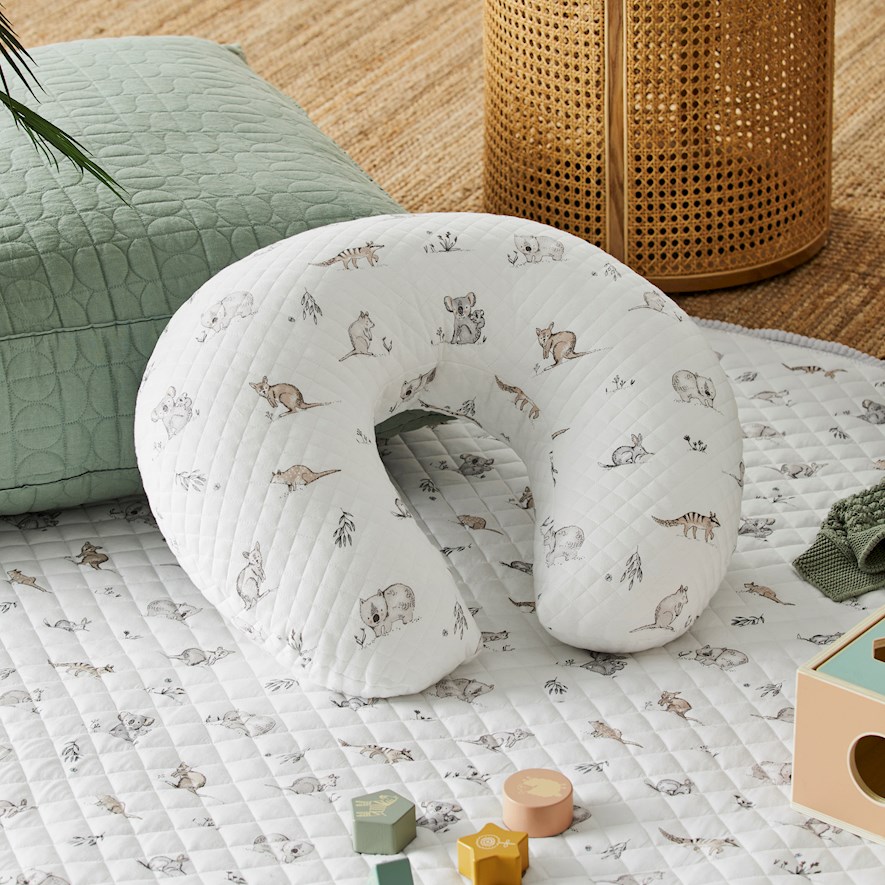 Pillow to outlet breastfeed