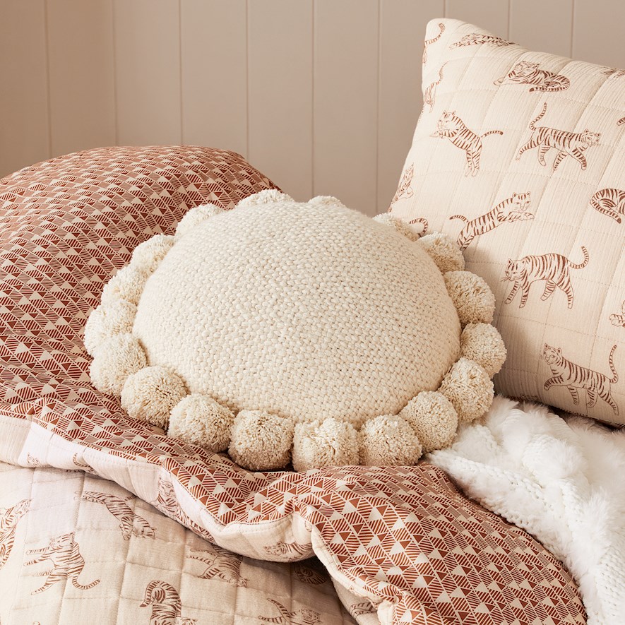 Bohemian Natural Cushion Adairs