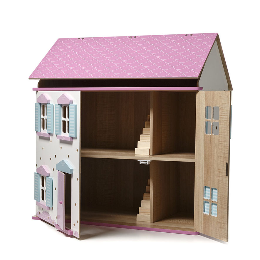 Little town wooden dolls deals house furniture