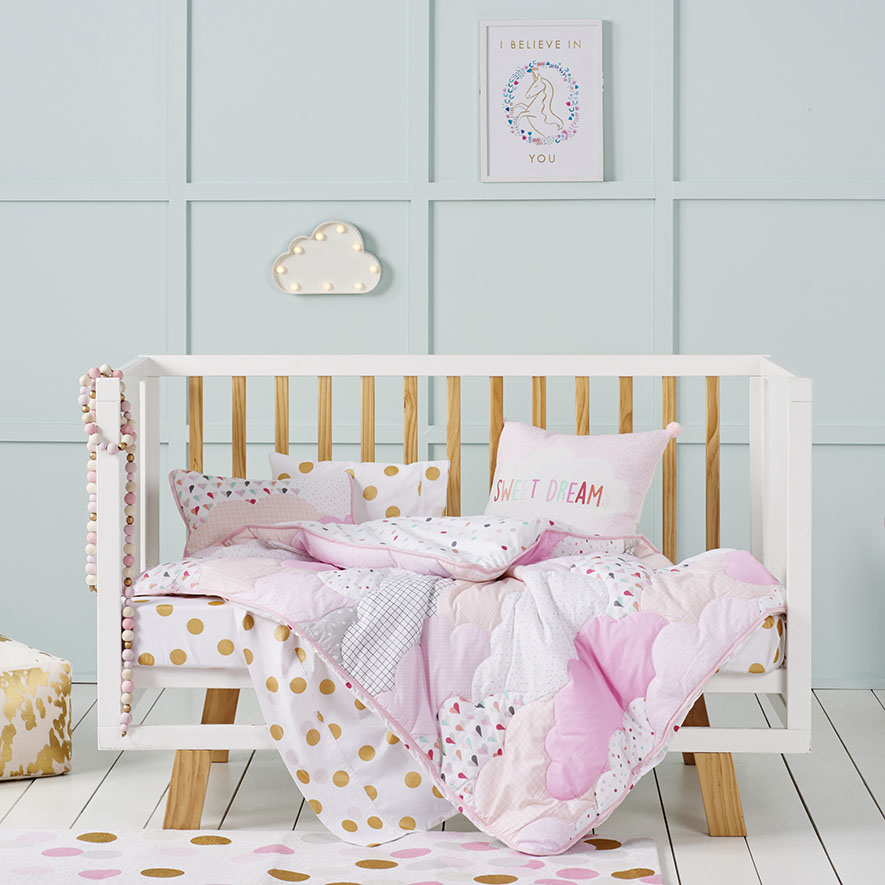 Cloud cot hotsell bed bedding