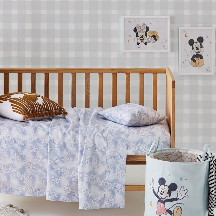 Mickey mouse cot clearance set