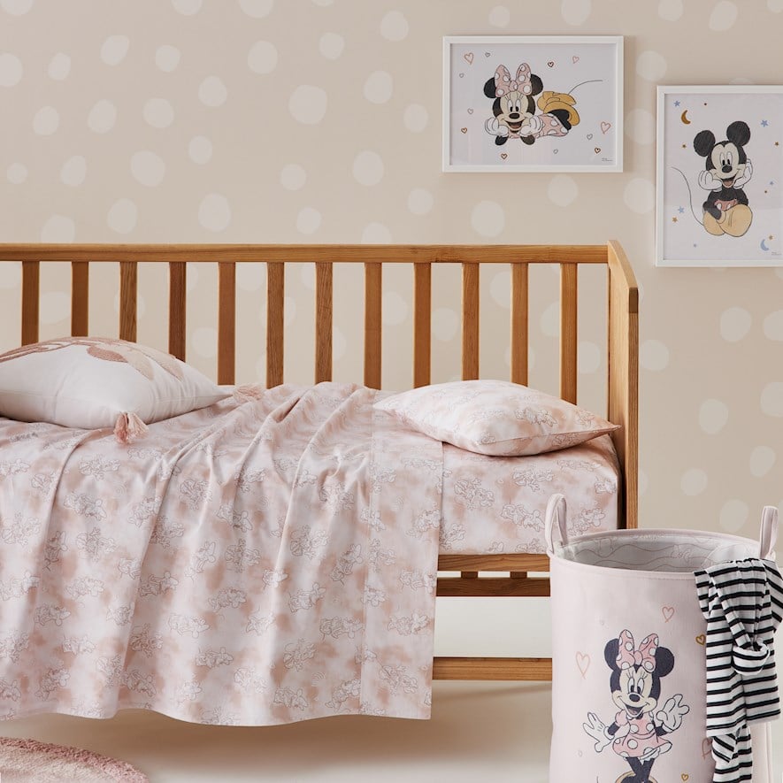 Minnie mouse cot sheets sale