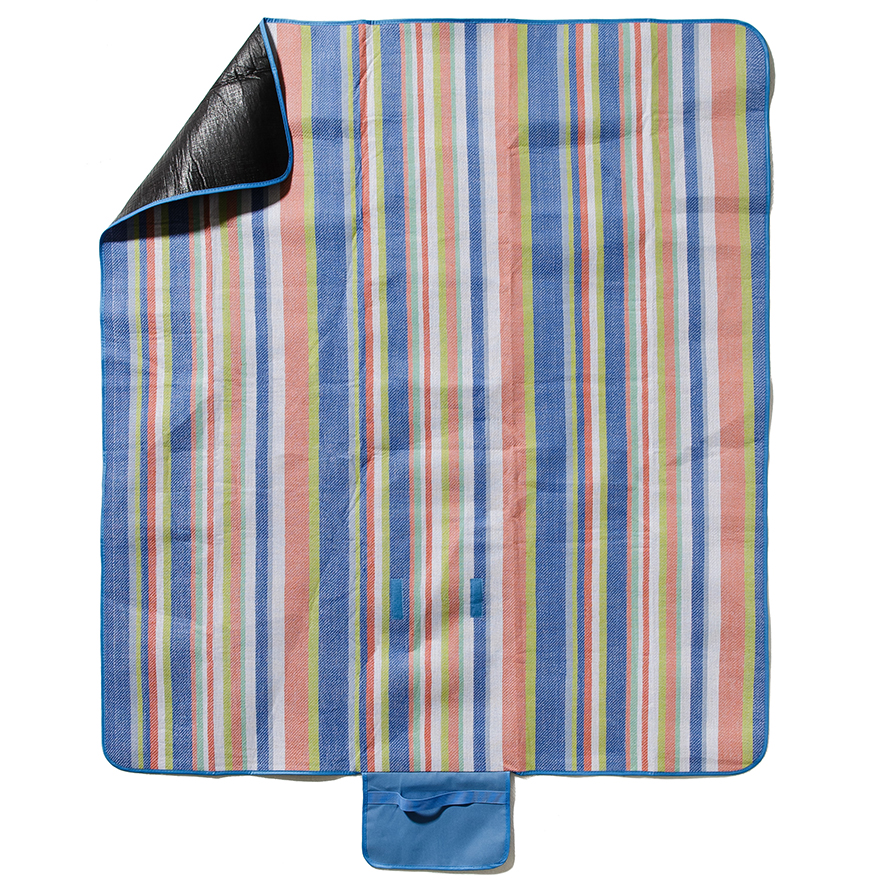 Caribbean Stripe Picnic Rug Stripe | Adairs