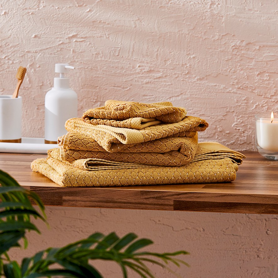 Mustard cheap hand towels