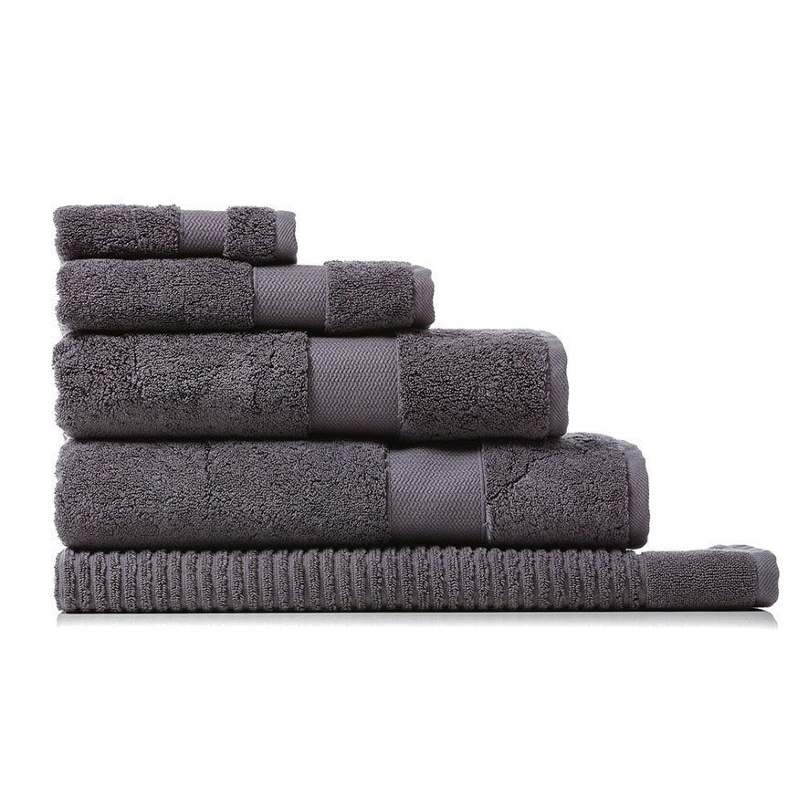 Boutique Luxury Towel Charcoal Bath Sheet Adairs