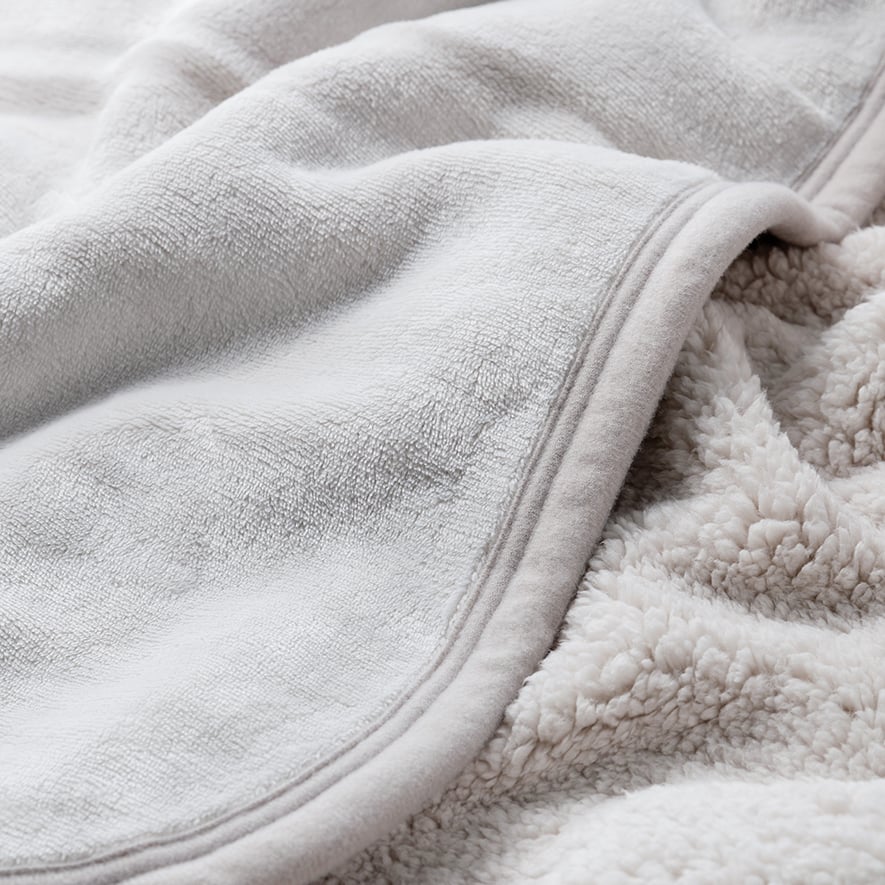 Mercer Reid Sherpa Blanket Bedroom Blankets Adairs Online