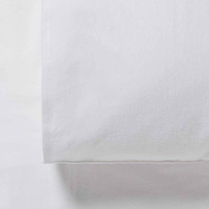 Flannelette W16 Single White Sheet Set | Adairs