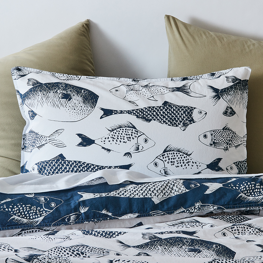 Adairs fish quilt cover hotsell