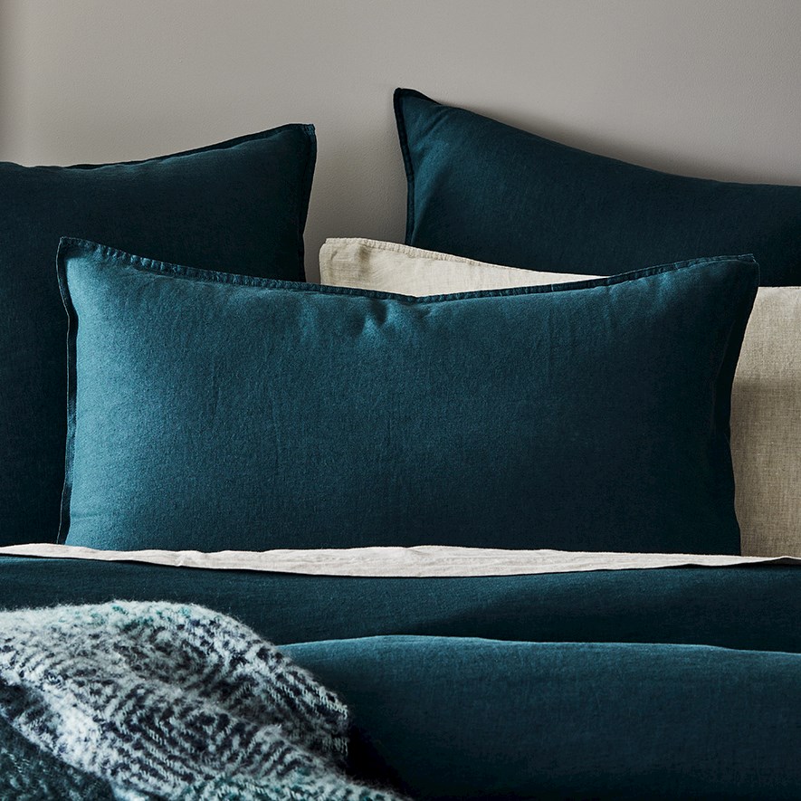 Dark teal pillow store cases