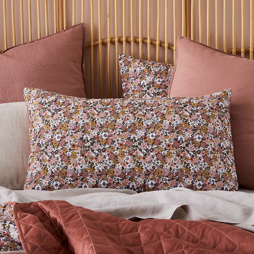 Retro Floral Pillowcase Adairs