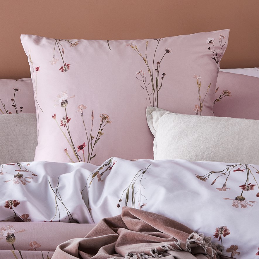 Pink shop european pillowcase