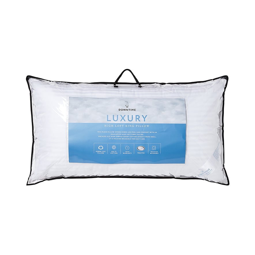 Rejuvenite high store loft king pillow