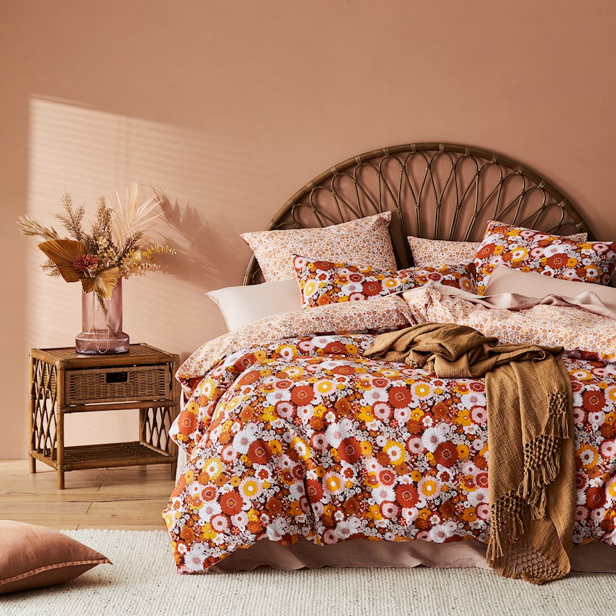 Penny Auburn Quilt Cover Set Adairs