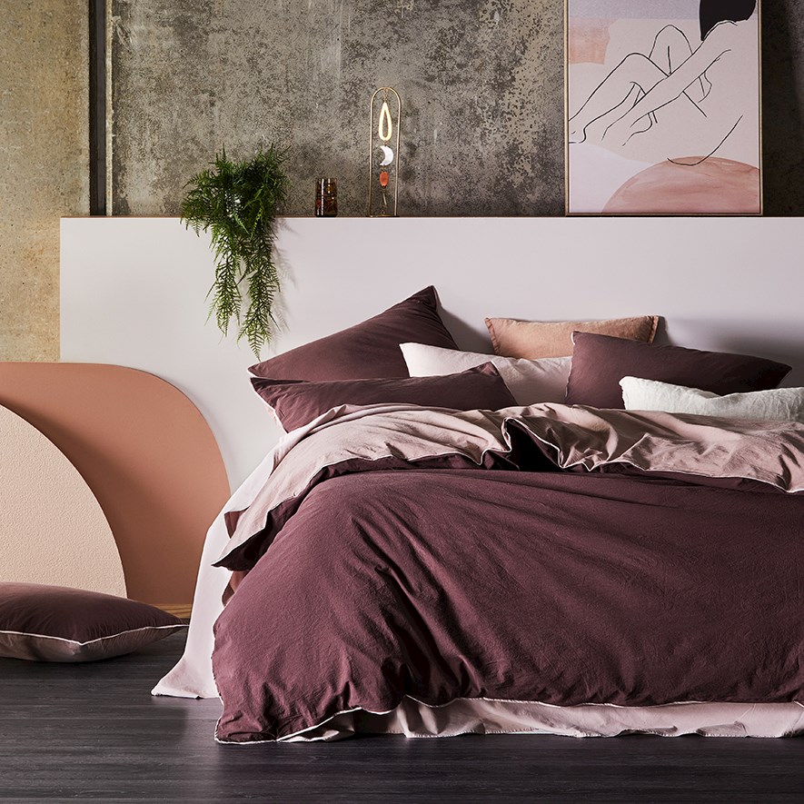 Plum duvet deals cover