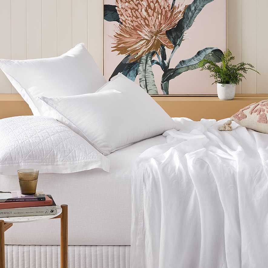 White sheet online set